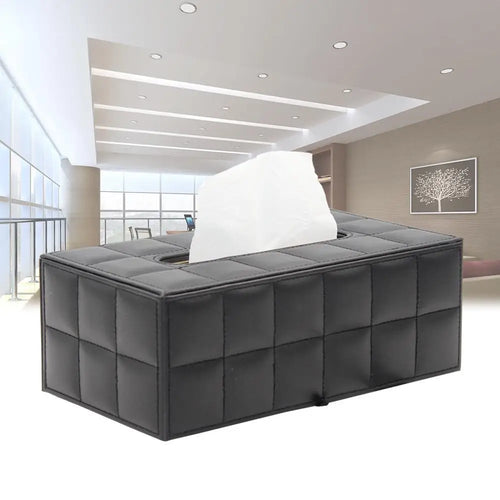 Stylish Light Luxury Leather Tissue Box For Coffee Table Dining Room Table Napkin Dispenser For Office Desktop Living Room Nordic Home Decor Accessories For Modern Living | Bowlift