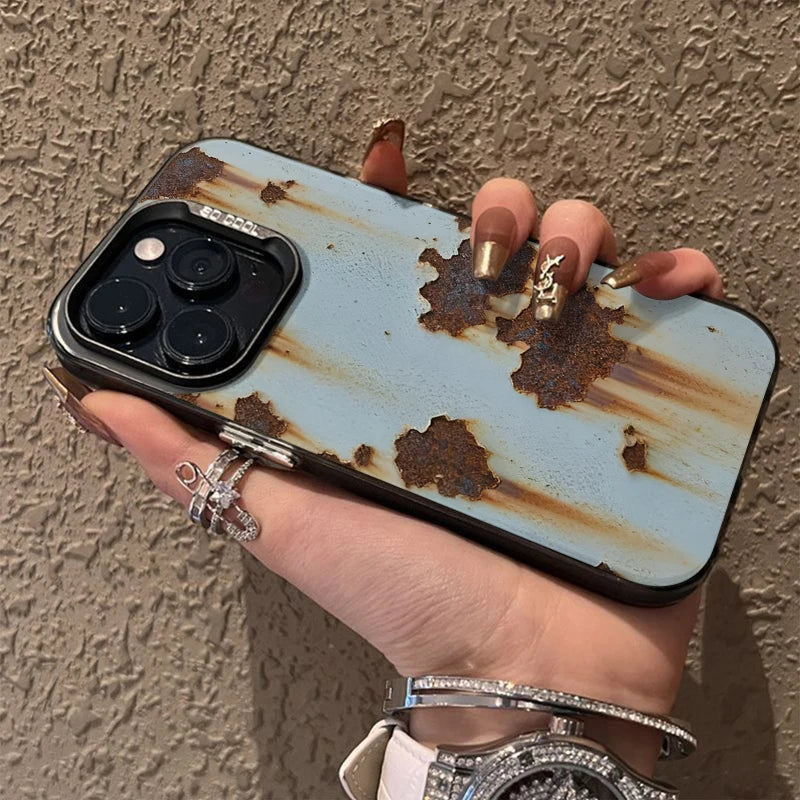 BowLift | Industrial Rust Finish Shockproof iPhone Case