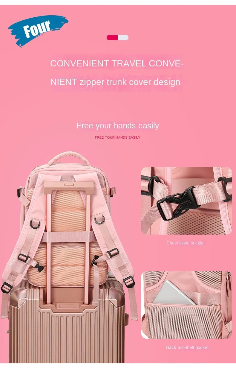 BowLift | Travel Carry-On Backpack with Shoe Compartment