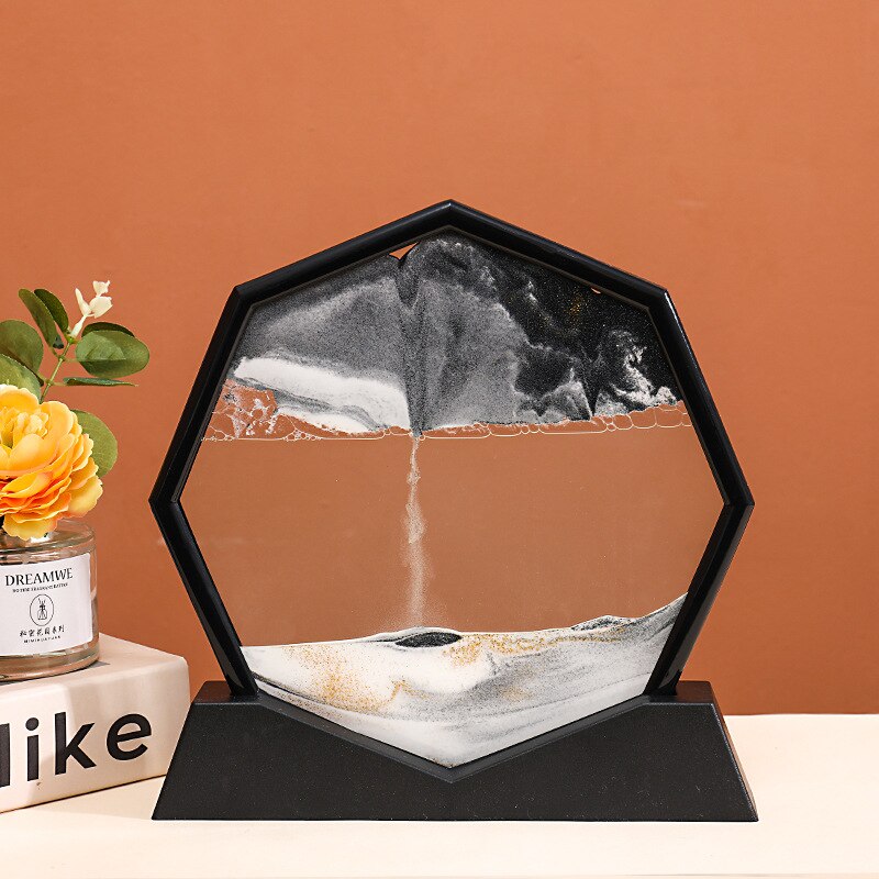 BowLift | Deep Sea Flowing Hexagon Sand Decor