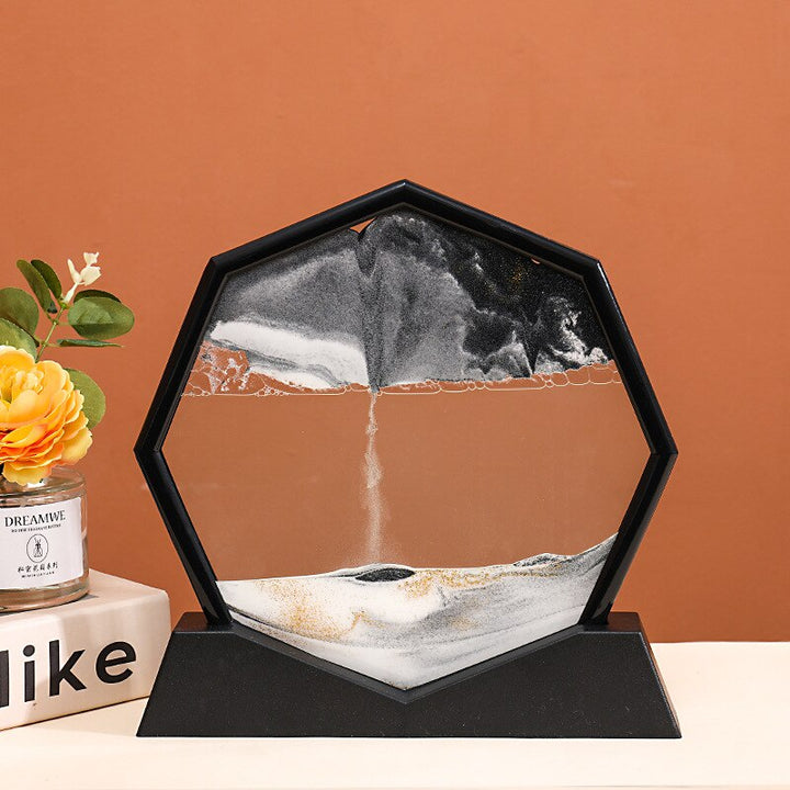 BowLift | Deep Sea Flowing Hexagon Sand Decor