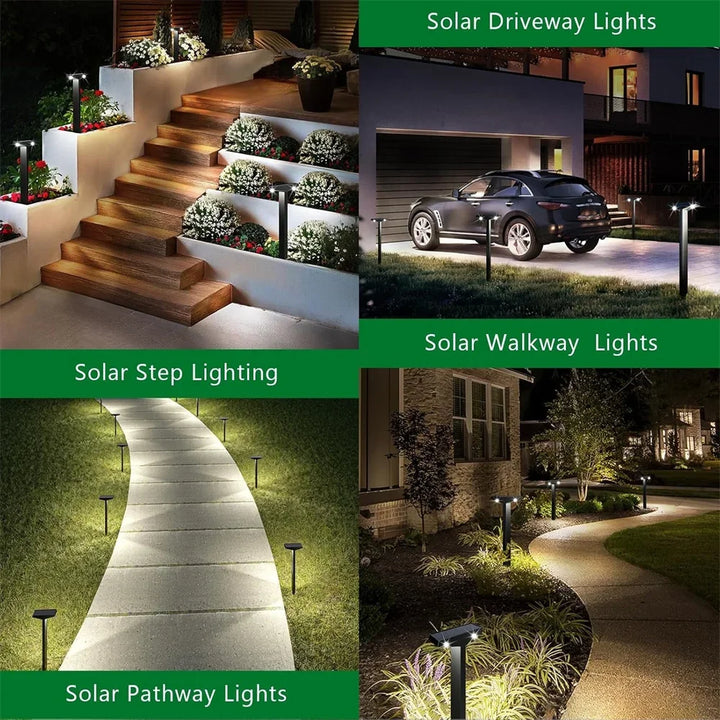 BowLift | Lumora SolPath Garden lights | Solar powered | IP65 Waterproof | Height adjustable | Warm & Cool white | For paths, terrace & garden