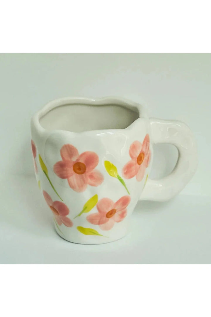Flower ceramic mug | Bowlift