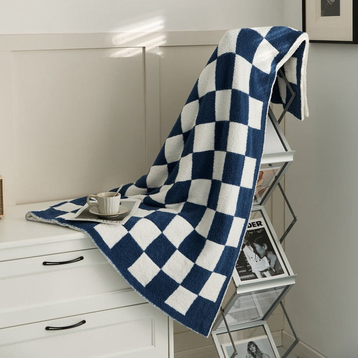 COLOURFUL CHECKERBOARD THROW | Bowlift