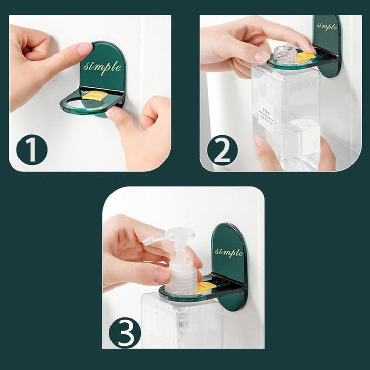 Minimal Self-Adhesive Bathroom Bottle Holder | Bowlift