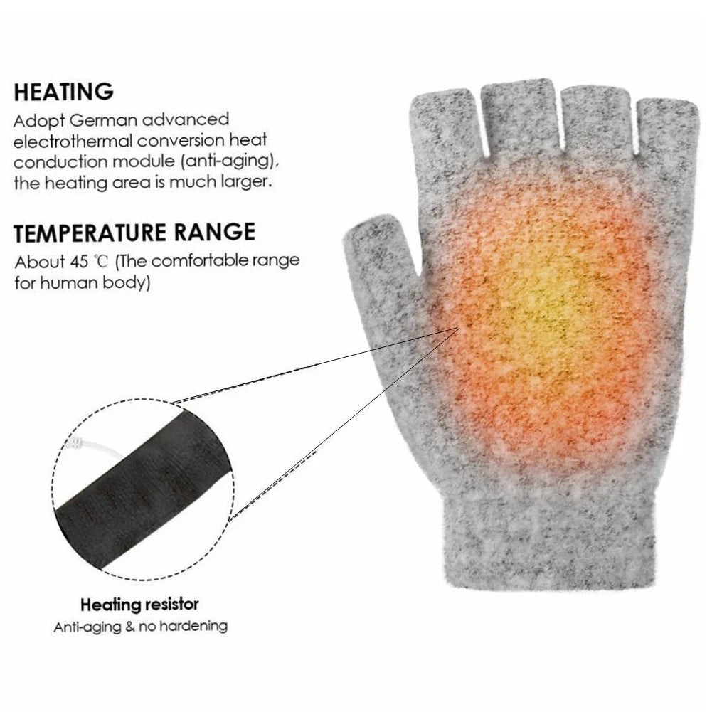 USB Rechargeable Warm Wave Heated Gloves | Bowlift