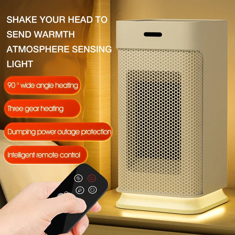BowLift | Wearable Ceramic Electric Heater with PTC and Night Light
