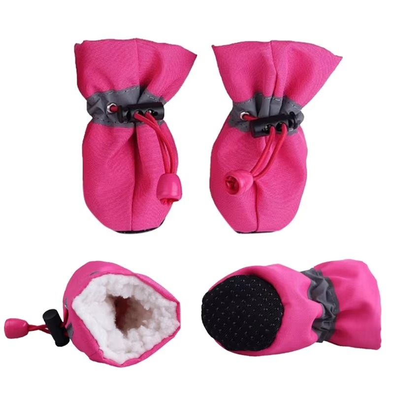 BowLift | 4-Pack Non-Slip Winter Puppy Booties for Outdoor Protection