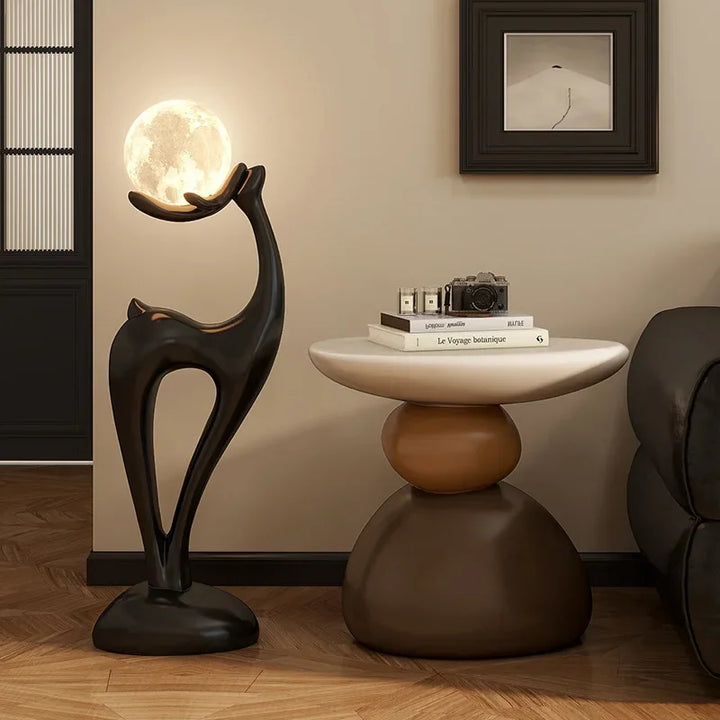 BowLift | Minimalist Scandinavian Side Table – Stylish Nightstand or Coffee Table