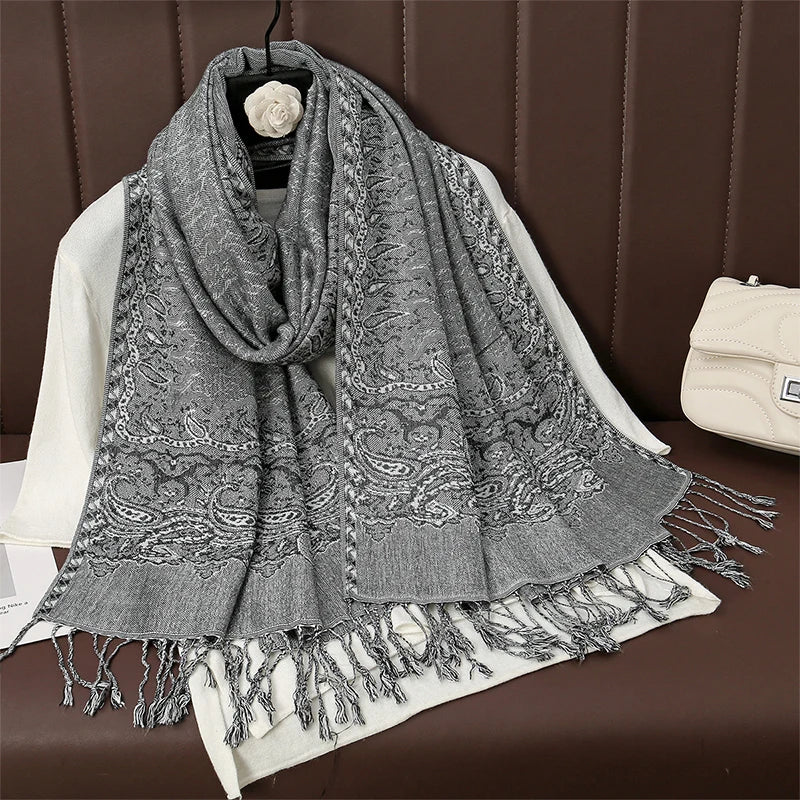 BowLift | Élégancea | Women's Scarf | Cashmere Feel | 70 × 190 cm | Luxury Print & Warm