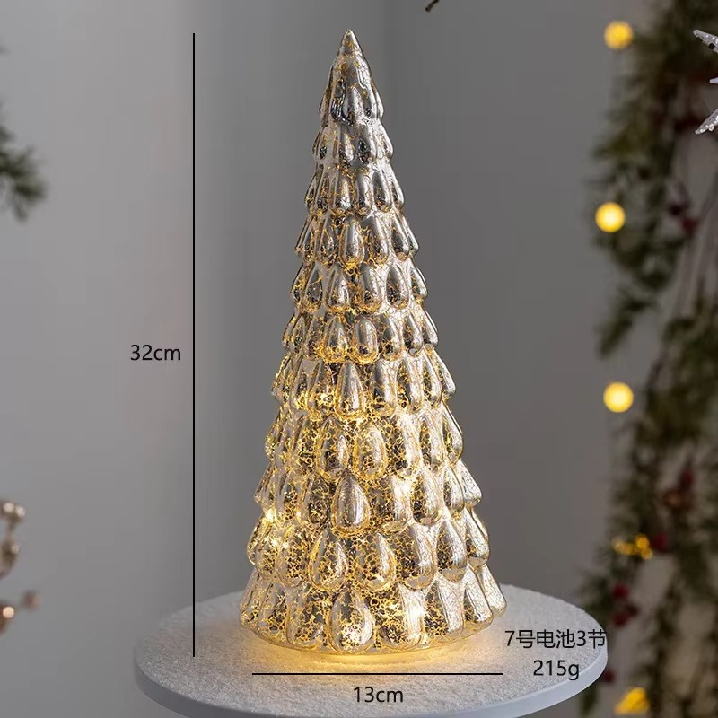 BowLift | Christmas Time LED Frosted Glass Tree Lamp