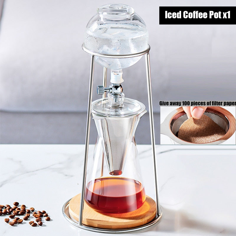 BowLift | Vintage Art Brew Glass Reusable Drip Coffee Pot