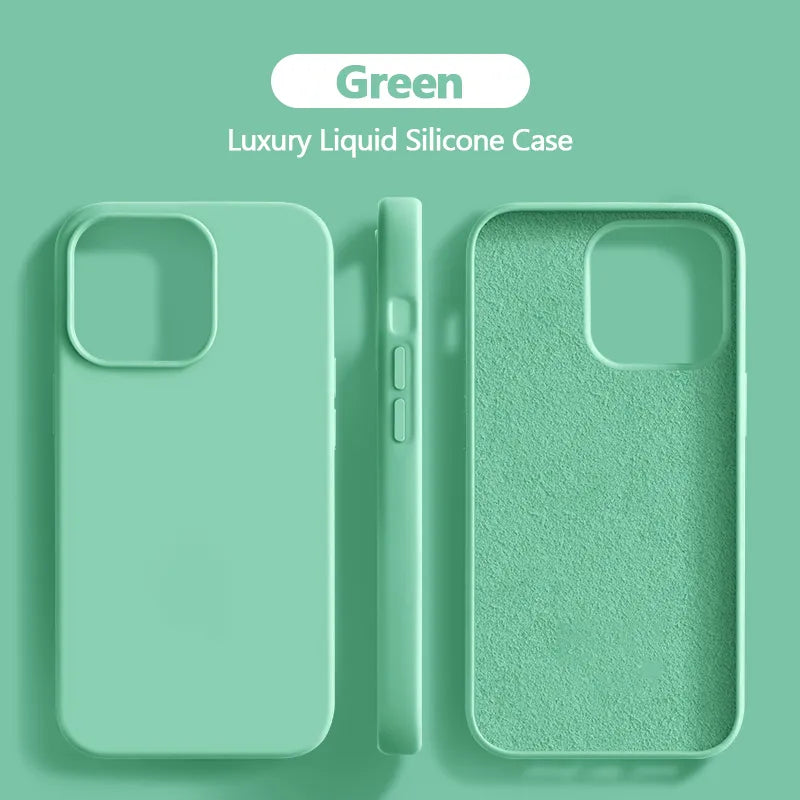 BowLift | Liquid silicone case shockproof for iPhone 15 14 13