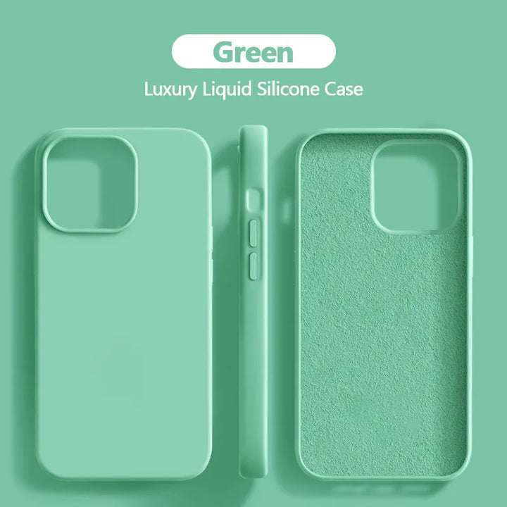 BowLift | Liquid silicone case shockproof for iPhone 15 14 13