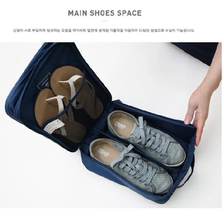 BowLift | Packoro Shoe Organizer | For 3–4 pairs | Water-repellent & Compact | Travel & Everyday