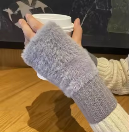 BowLift | Unisex Fleece Fingerless Gloves – Warm, Soft and Functional