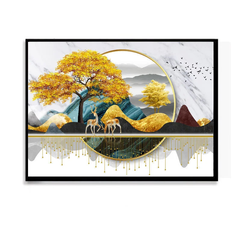 BowLift | Art View Elegant Canvas Electric Box Cover