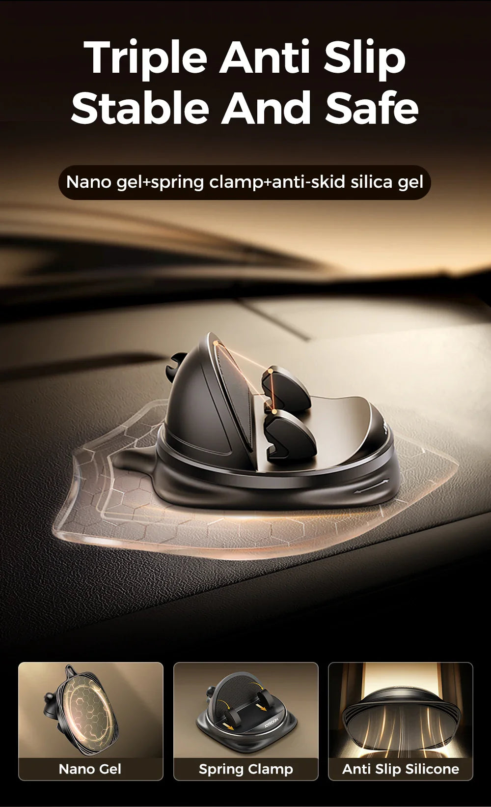 BowLift | Universal 360 Degree Rotating Car Phone Holder