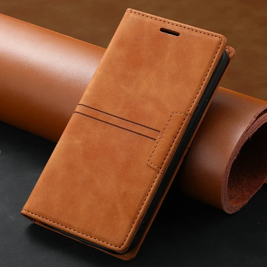 BowLift | Leather Wallet Case Flip Case - Google Pixel