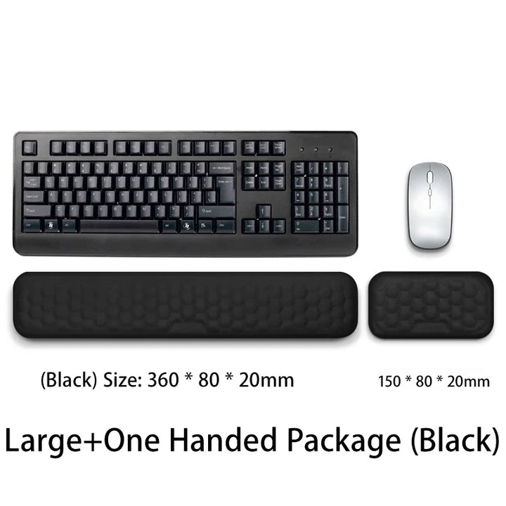 BowLift | SilentaPad Wrist Rest | Ergonomic Mouse Pad with Memory Foam & Massage Area | For PC, Laptop & Gaming