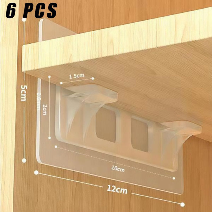 Self-Adhesive Closet Wizard Shelf Support Bracket | Bowlift