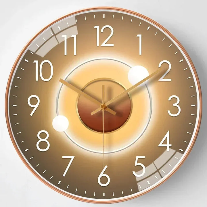 SilentTime - Digital Wall Clock in Classic Style - 8 Inch Bowlift