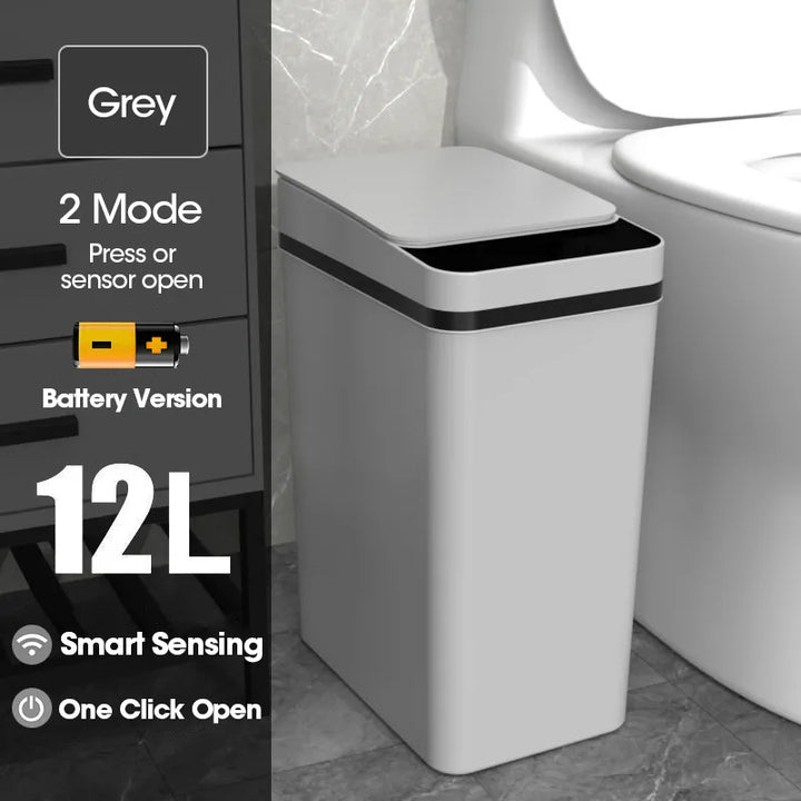 Waterproof Smart Wave Sensor Automatic Trash Can | Bowlift