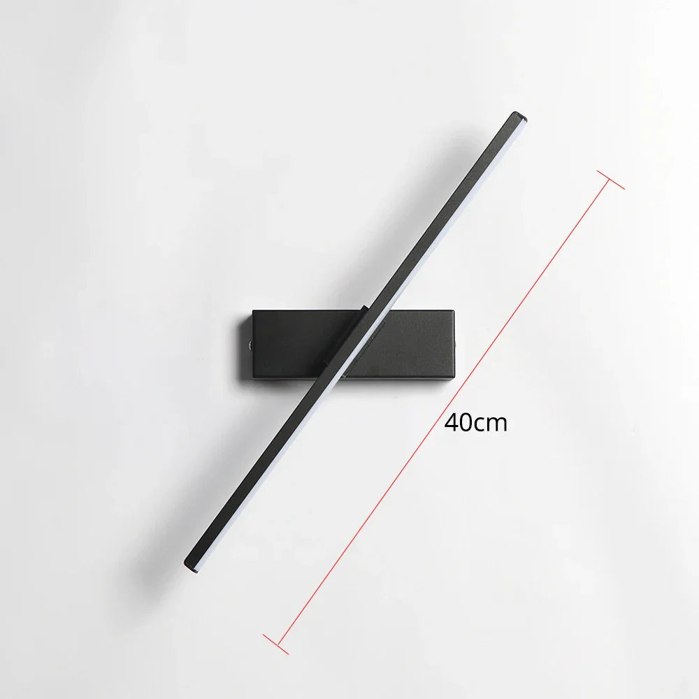 BowLift | AuroLite Adjustable LED Wall Light | 330° Swiveling | Modern Design for Bedroom & Living Room | Aluminum