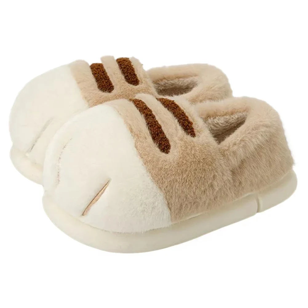 BowLift | Miuvela | Cat Paw Slippers Women | Fluffy & Warm | Non-slip & Comfortable | Funny Cat Slippers for Home & Garden