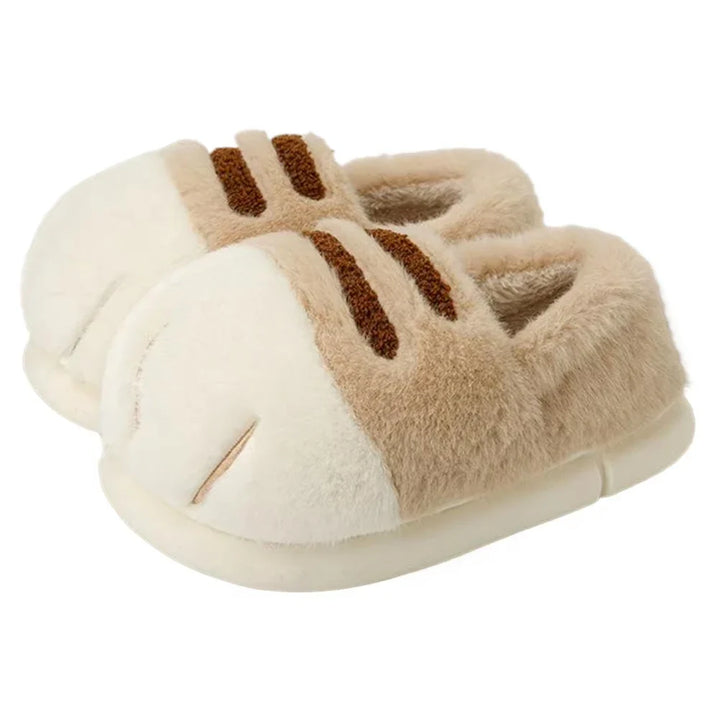BowLift | Miuvela | Cat Paw Slippers Women | Fluffy & Warm | Non-slip & Comfortable | Funny Cat Slippers for Home & Garden