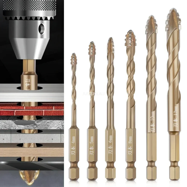BowLift | Titanium Steel Cross Drill Bit