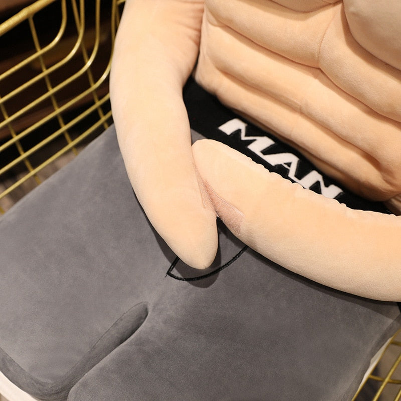 BowLift | Muscle Man Strong Cuddly Body Pillow Cushion