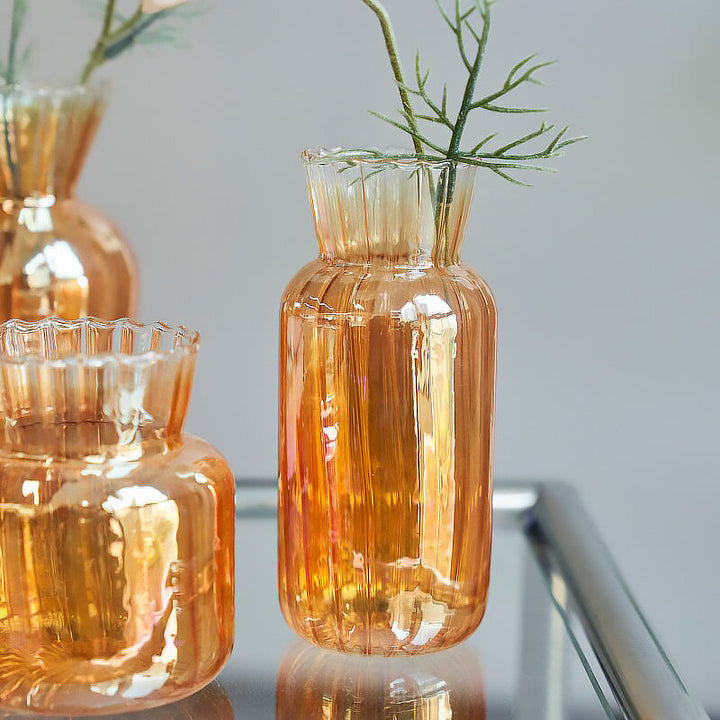 Gold Coat Glass Vase | Bowlift