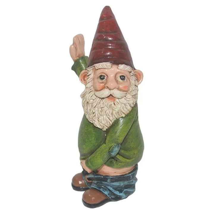 BowLift | Creative Gnome Figurine Made of Resin with White Beard