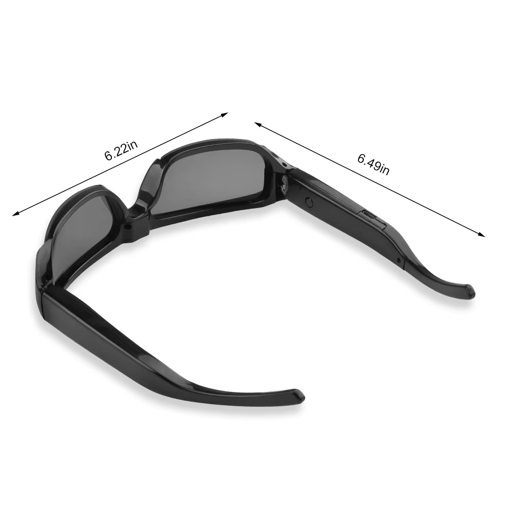 BowLift | 1080P HD Wearable Sunglasses Camera with Video Recorder for Outdoor Surveillance
