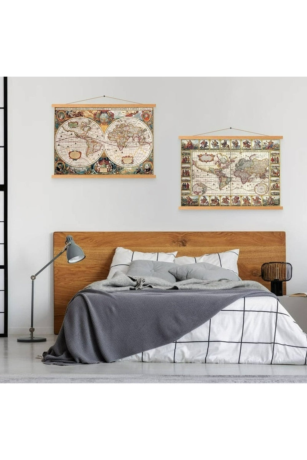 Magnetic wooden poster frame hanger | Bowlift