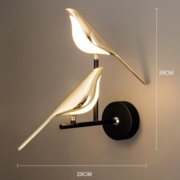 BowLift | Modern Nordic Wall Bird Lamp