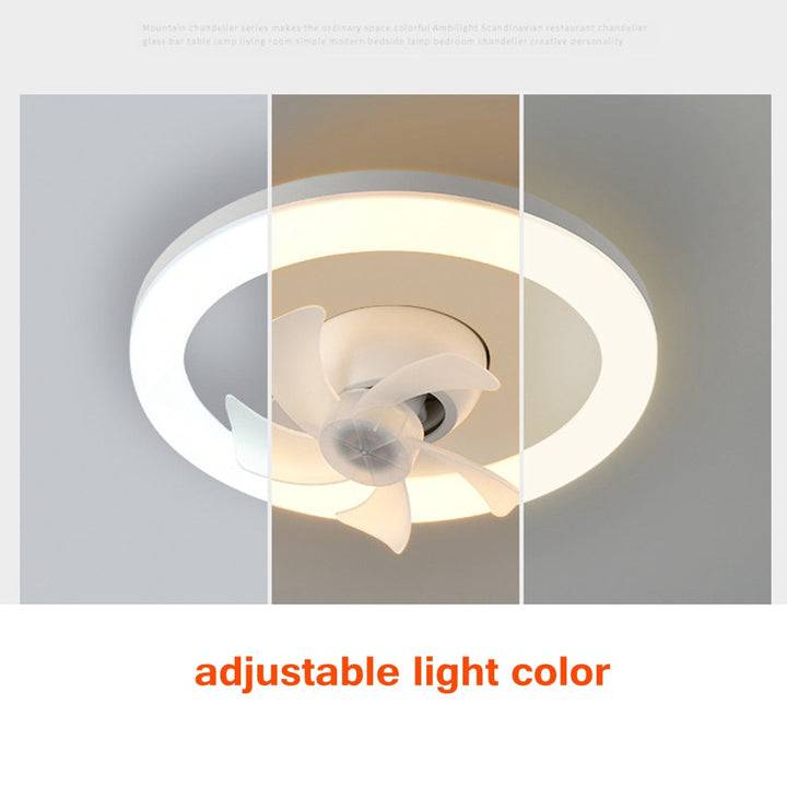 BowLift | 2in1 Radiant Rotating RC Ceiling Fan Lamp
