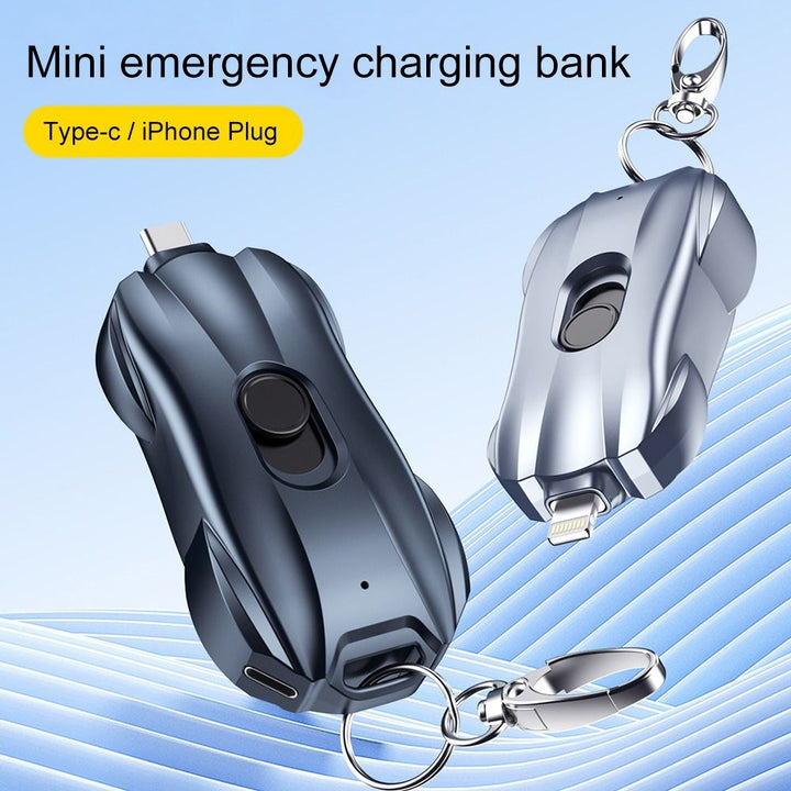 BowLift | Mini Race Car Emergency Keychain Power Bank
