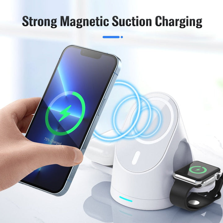 BowLift | 3in1 Space Station Magnetic Wireless Charger Stand