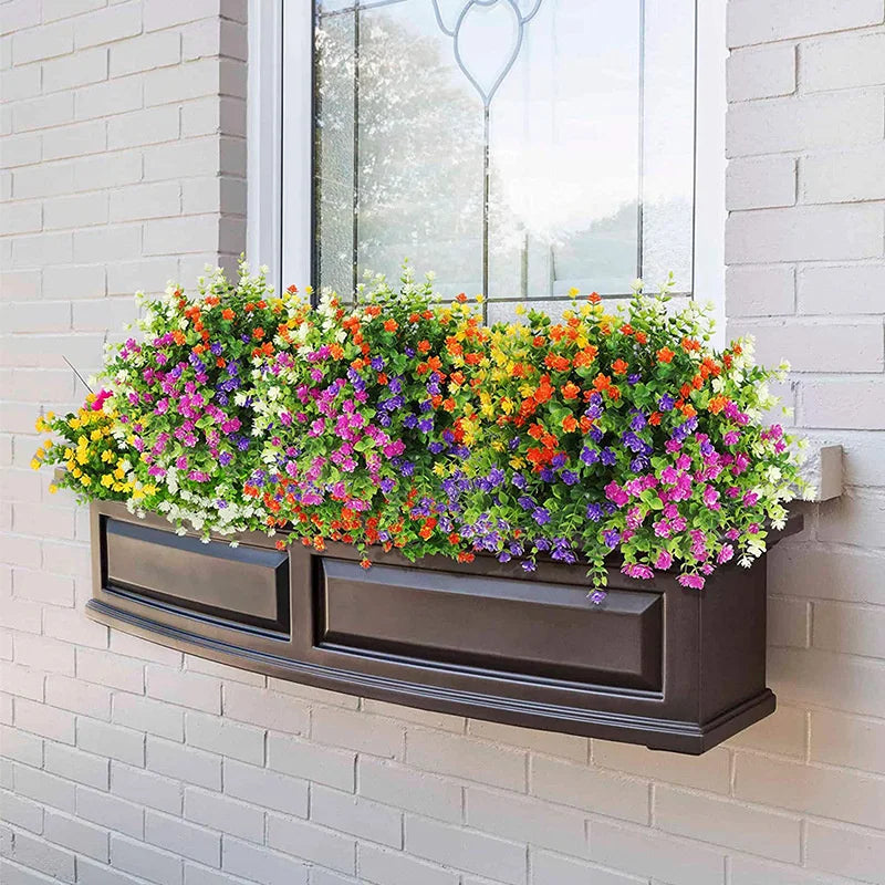 BowLift | Artificial Flowers FloraSun | UV-resistant & Weatherproof | Hanging Decorative Plants for Garden & Balcony | Easy Care & Evergreen