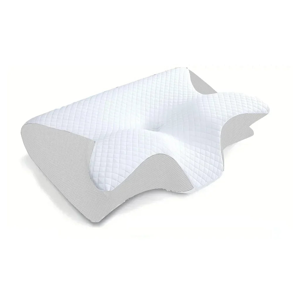BowLift | Memory Foam Cervical Pillow | Ergonomic 2-in-1 Design for Neck Pain Relief & Comfortable Sleep