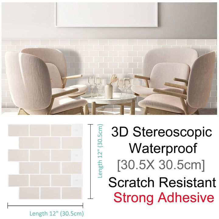 3D Self-Adhesive Hexagonal Wall Stickers | Bowlift