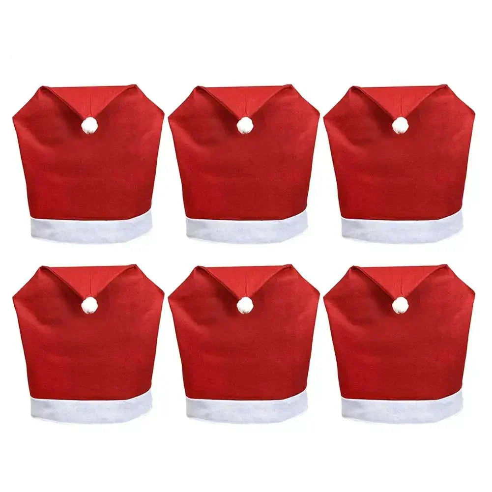 BowLift | SantaSeat Christmas Chair Covers – Set of Decorative Chair Covers with Santa Design