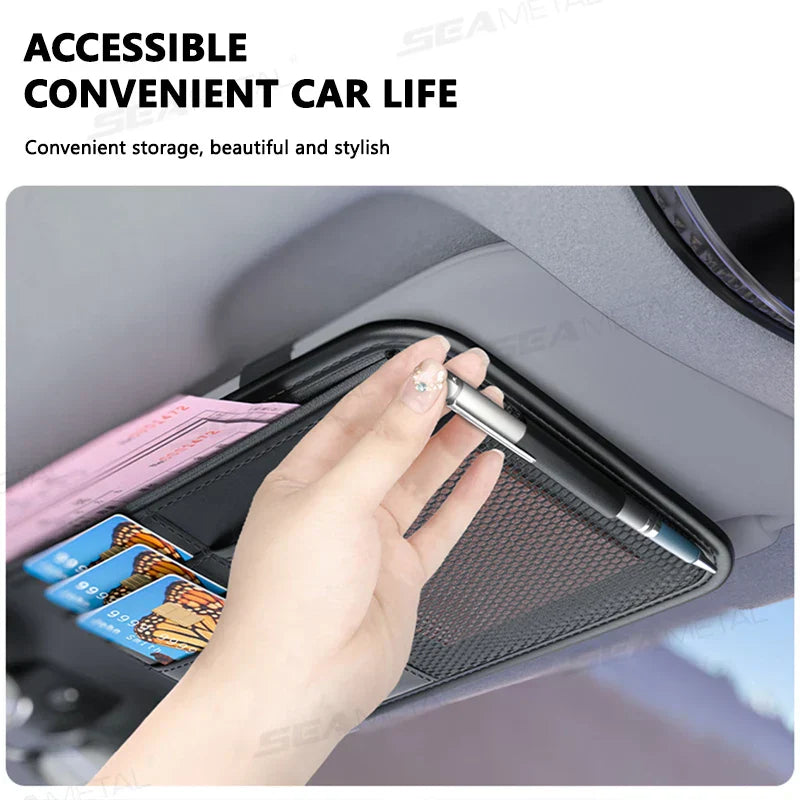 BowLift | Carvisto OrganizePro Sunshade Organizer | Multifunctional | PU Leather | Quickly Assembled