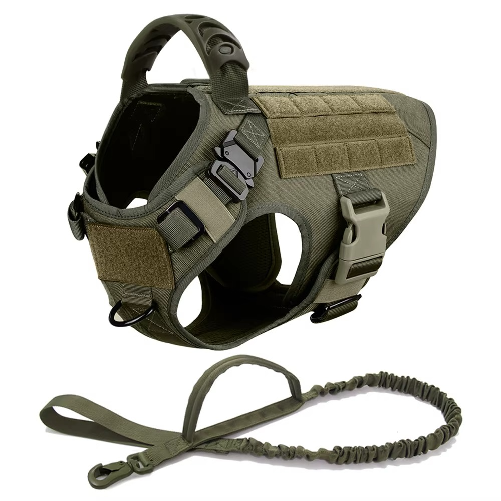 BowLift | Tactical Dog Harness and Leash Set for Medium and Large Dogs