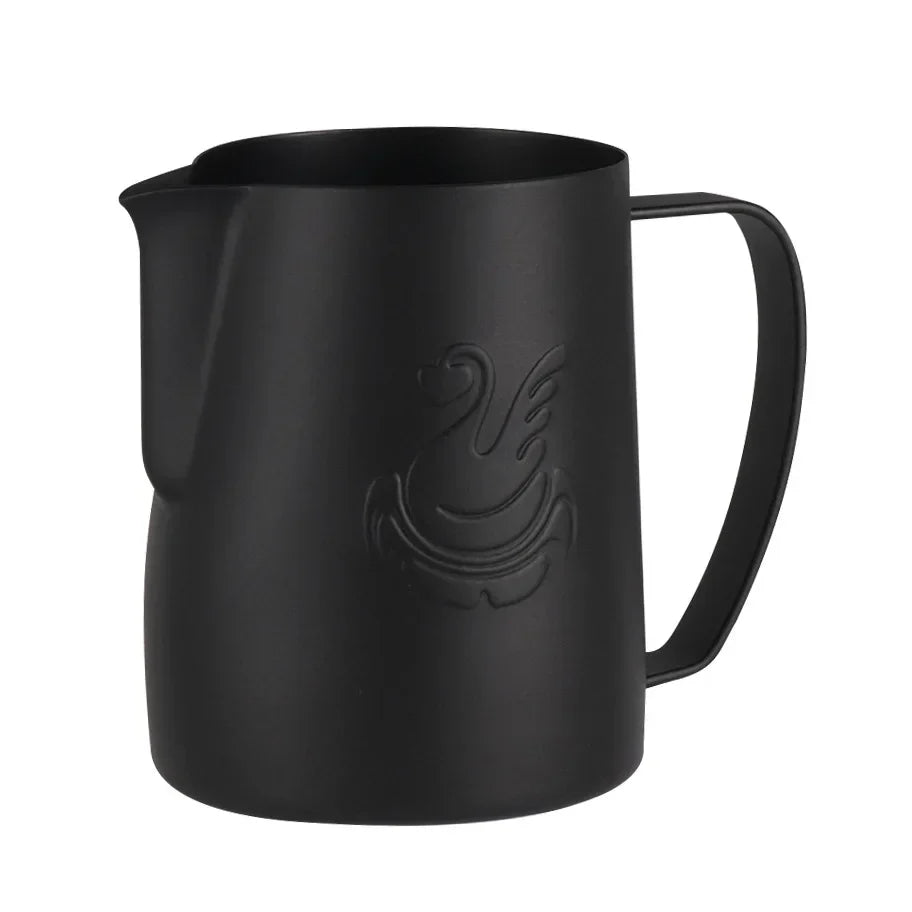 BowLift | 600ml stainless steel coffee pot milk frother cup cream maker espresso latte art tool elegant swan
