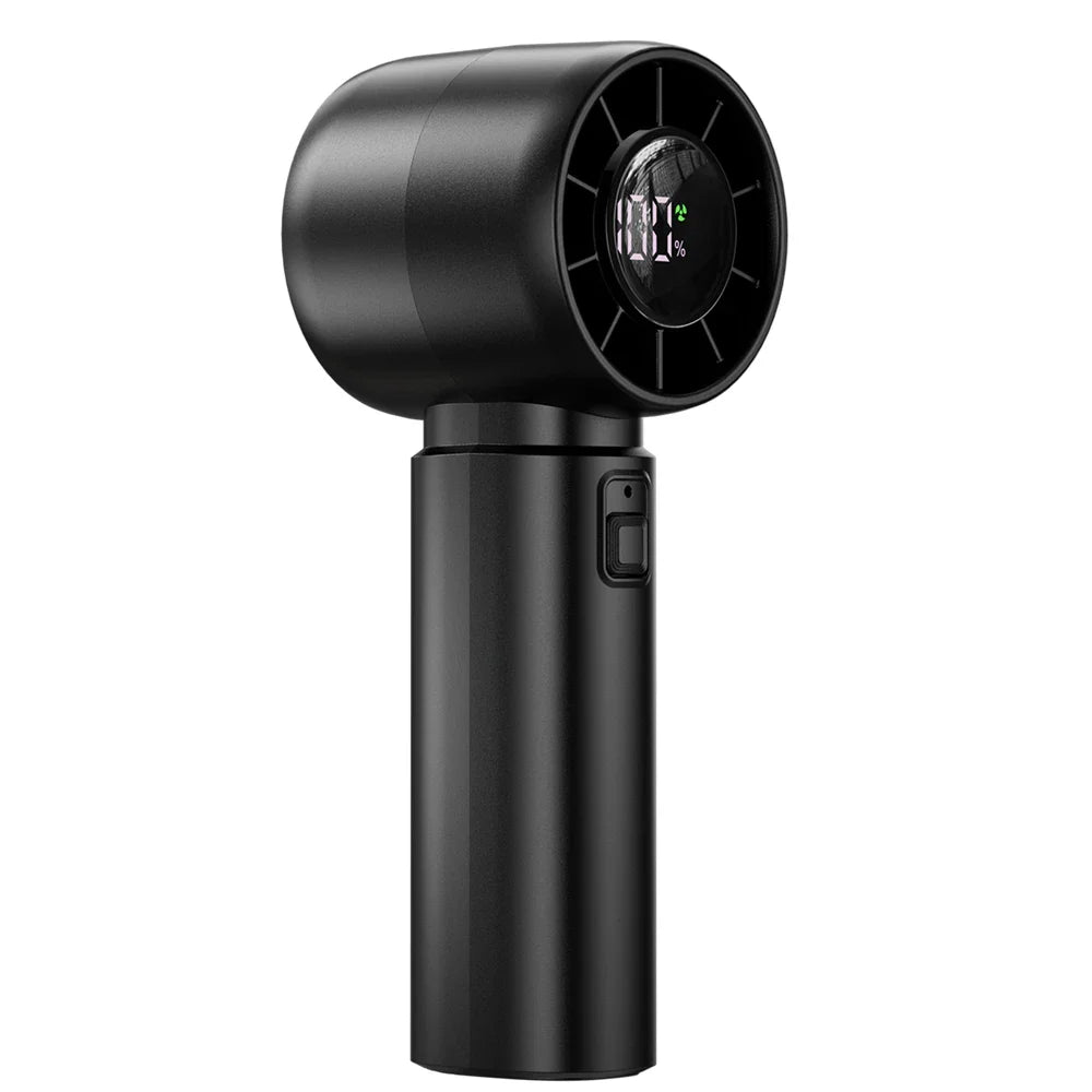 BowLift | Venturox Mini Hand Fan with LED Display | 5-Speed Turbo Fan | 4000mAh Battery | Travel Fan for Beach & Vacation