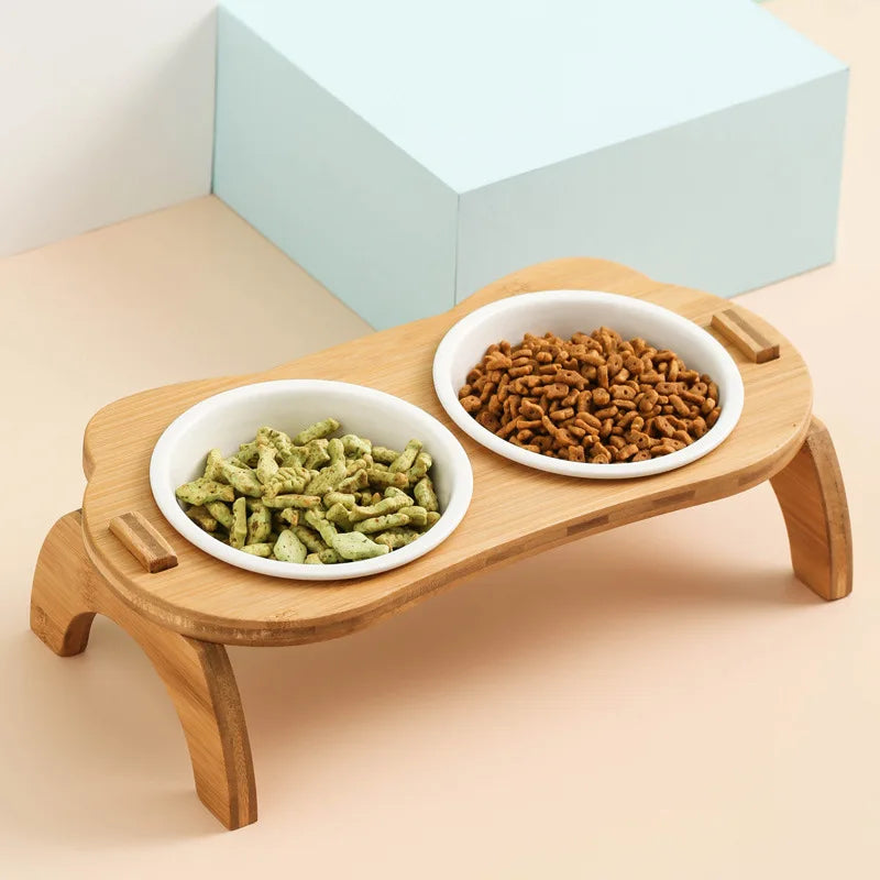 BowLift | Convenient feeding with bamboo bowls