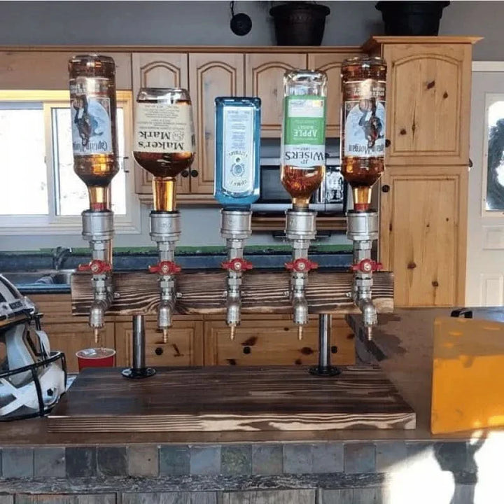 BowLift | Wooden Beverage Dispenser – 5L Drink Server with Tap